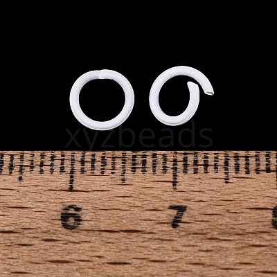 Spray Painted Iron Open Jump Rings IFIN-T017-04C-20-1