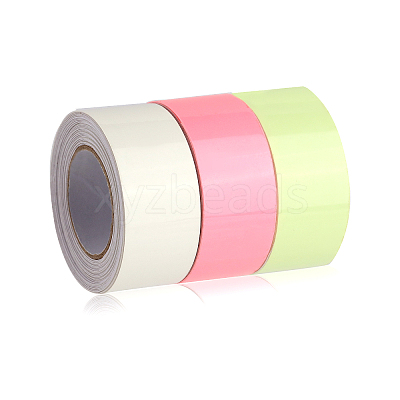 3 Rolls 3 Colors 3M Plastic Adhesive Glow in the Dark Tape DIY-BC0012-37-1