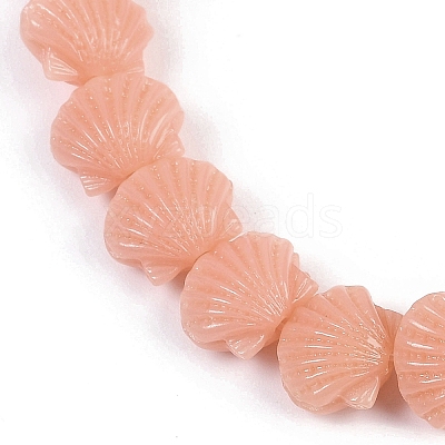 Synthetic Coral Dyed Carved Beads Strands CORA-K009-05A-04-1