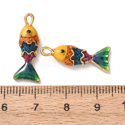 304 Stainless Steel Enamel Pendants STAS-Z193-13G-02A-1