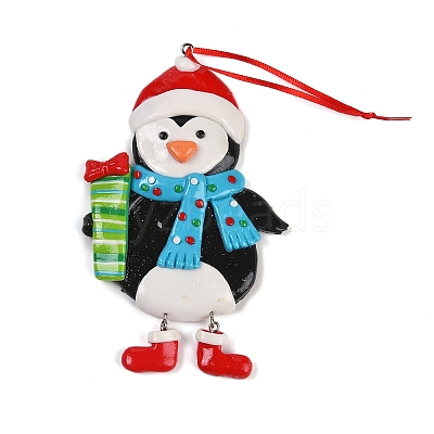 Christmas PVC Pendant Decorations HJEW-S003-03F-1