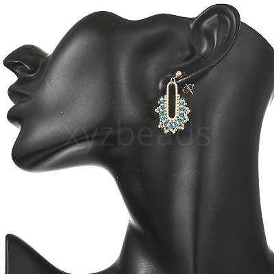 304 Stainless Steel Stud Earrings EJEW-MZ00756-01-1
