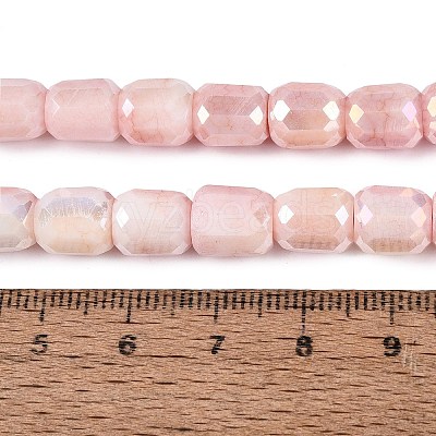 Anti-Tarnish Electroplate Glass Beads Strands EGLA-N027-03A-07-1