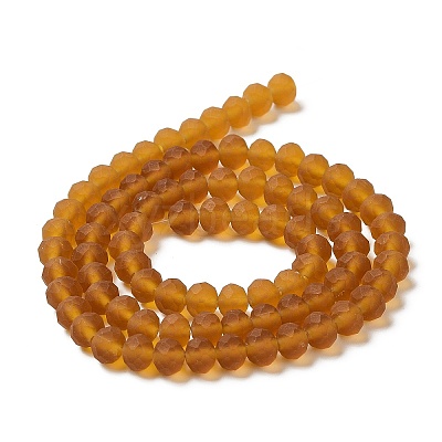 Transparent Glass Beads Strands EGLA-A034-T6mm-MD02-1