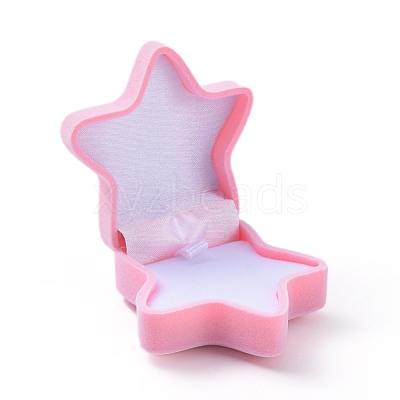 Starfish Shape Velvet Jewelry Boxes VBOX-L002-D01-1