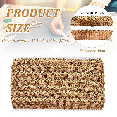Polyester Braided Ribbons OCOR-WH0070-17A-1