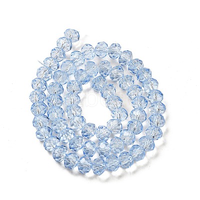 Transparent Baking Paint Glass Beads X1-DGLA-A034-T8mm-D13-1