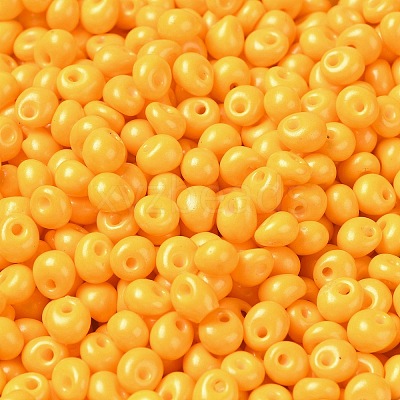 6/0 Opaque Baking Paint Glass Seed Beads X1-SEED-M012-02A-21-1