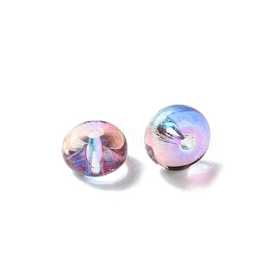Baking Paint Transparent Glass Beads X-DGLA-S116-01J-1
