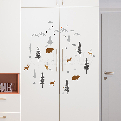 1 Set PET Hollow Out Drawing Painting Stencils DIY-MA0004-76A-1