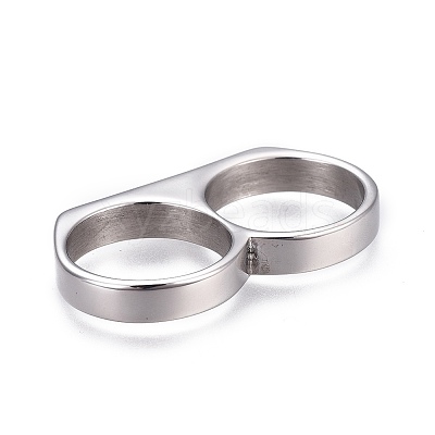 Tarnish Resistant 304 Stainless Steel Finger Rings RJEW-O032-13P-19mm-1