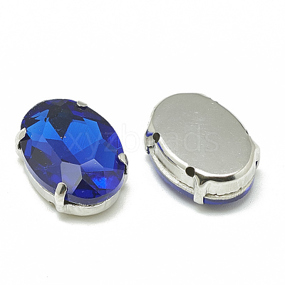 Sew on Rhinestone RGLA-T091-10x14mm-11P-1