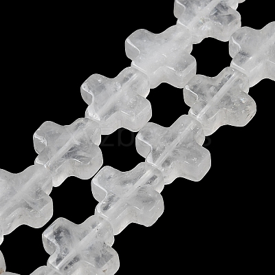 Natural Quartz Crystal Beads Strands G-M418-B11-01-1