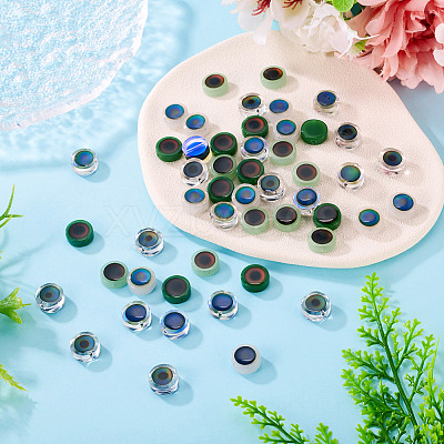 50Pcs 5 Colors Glass Beads GLAA-TA0003-80-1