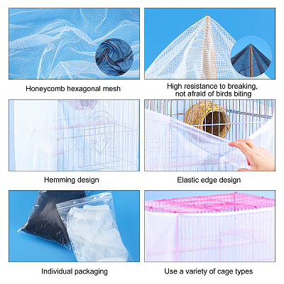 2Pcs 2 Style Polyester Dust Cover AJEW-GA0003-47-1