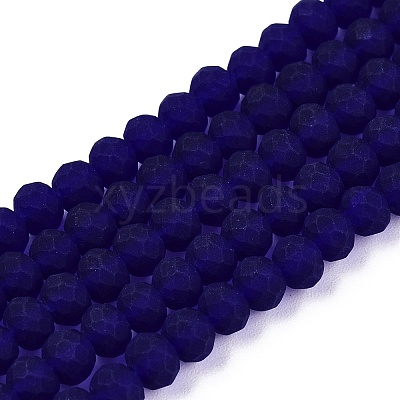 Transparent Glass Beads Strands EGLA-A044-T4mm-MD06-1
