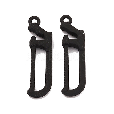 Spray Painted Alloy Pendants PALLOY-K003-20-1