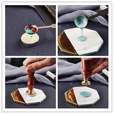Wax Seal Stamp Set AJEW-WH0208-508-1