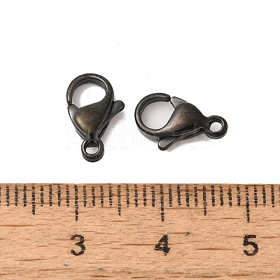 Ion Plating(IP) Polished 304 Stainless Steel Lobster Claw Clasps STAS-R072-07A-B-1