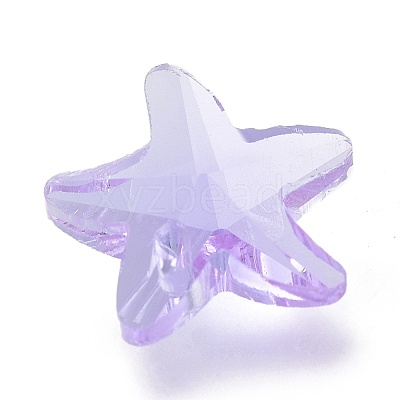 Faceted Glass Charms GLAA-H101-A-14-1