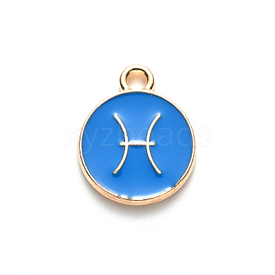 Alloy Enamel Pendants LS-ENAM-S124-01A-02H-1