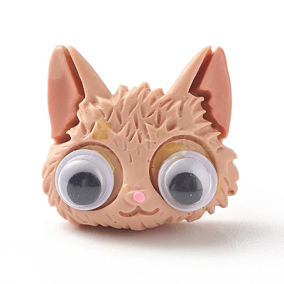 Resin 3D Mixed Animal Adjustable Rings RJEW-JR00428-M-1