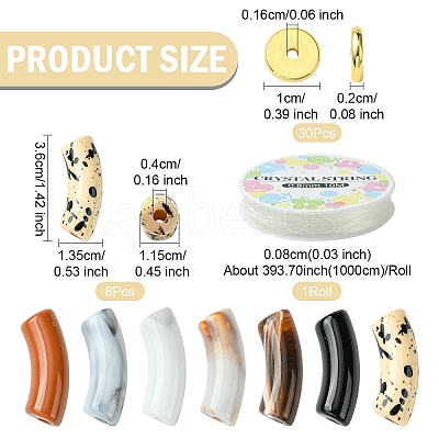 DIY Stretch Bracelets Kits DIY-YW0011-99-1