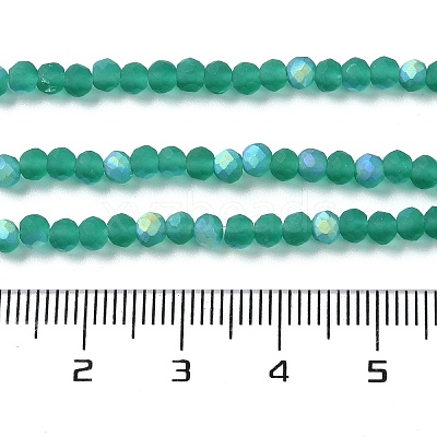 Imitation Jade Glass Beads Strands EGLA-A034-T3mm-MB18-1