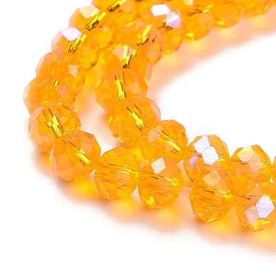 Electroplate Glass Beads Strands X1-EGLA-A034-T4mm-L11-1