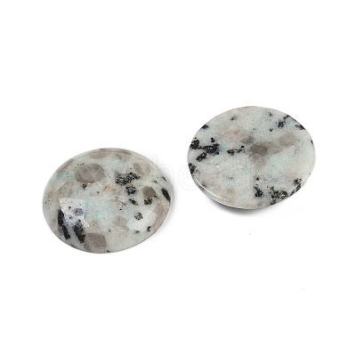 Natural Sesame Jasper Cabochons G-H1596-FR-25mm-14-1