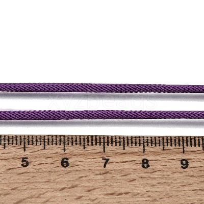 2.5MM Adjustable Braided Nylon Cords Necklace Making FB-CBAA152-02G-39-1