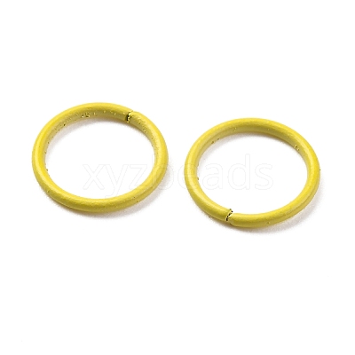 Spray Painted Iron Open Jump Rings LS-IFIN-F149-B13-1