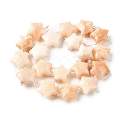 Natural Pink Aventurine Beads Strands G-U023-C01-01-1