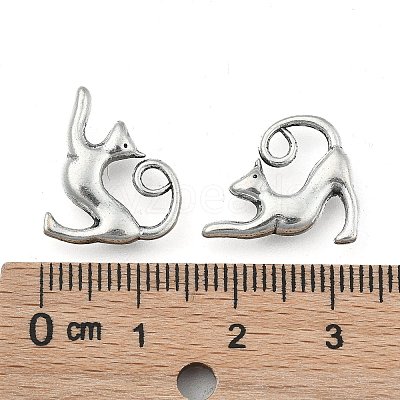 Tibetan Style Alloy Kitten Pendants LS-TIBEP-A22092-AS-LF-1