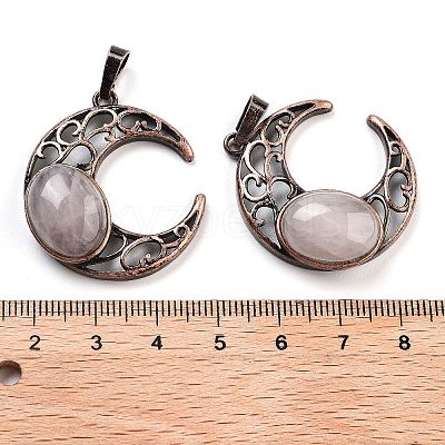 Natural Quartz Crystal Pendants G-L602-01R-18-1