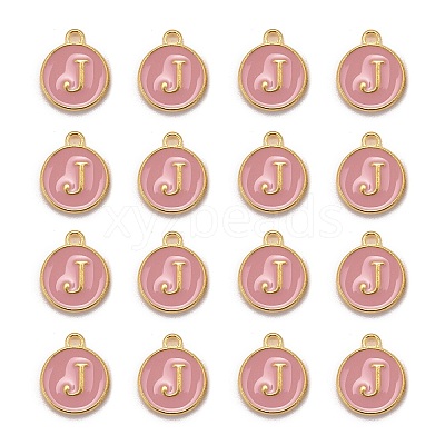 Golden Plated Alloy Enamel Charms LS-ENAM-S118-07J-1