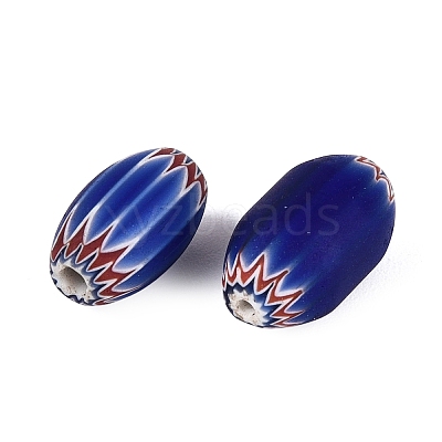 Handmade Millefiori Glass Barrel Beads LS-LA-N002-03H-1