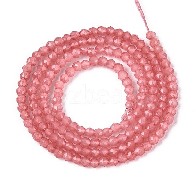Imitation Jade Glass Beads Strands GLAA-T028-2mm-11B-1