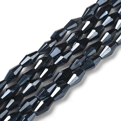 Opaque Glass Beads Strands GLAA-P001-03A-04-1