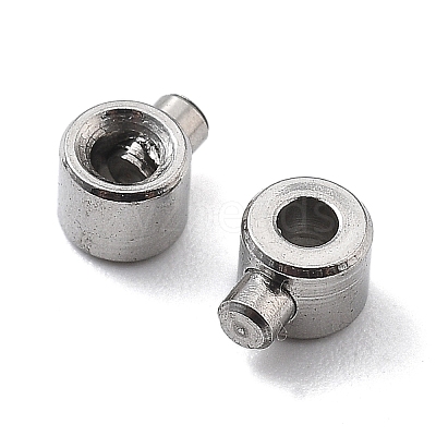 304 Stainless Steel Crimp Beads STAS-L216-51P-1