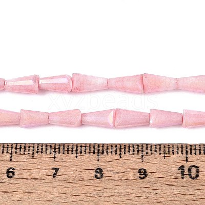 Anti-Tarnish Electroplate Glass Beads Strands GLAA-T025-27H-1