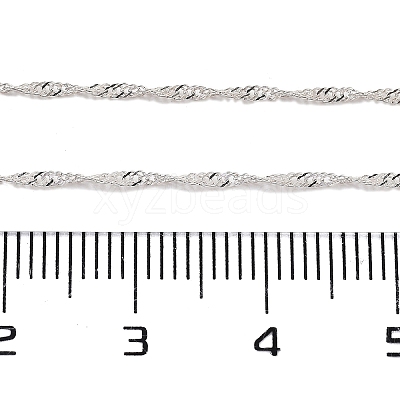 925 Sterling Silver Double Link Chains STER-P064-03S-1