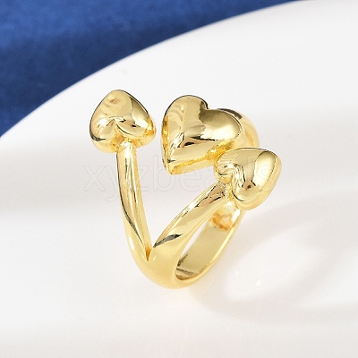 Brass Cuff Rings RJEW-C139-15B-G-1