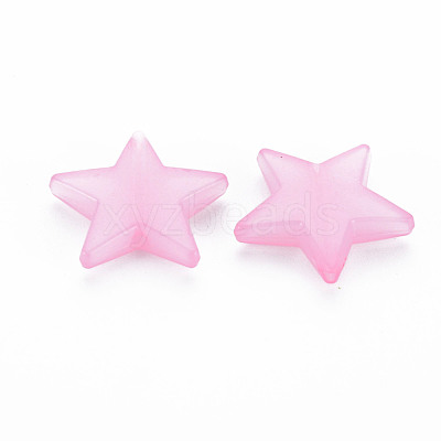Imitation Jelly Acrylic Beads MACR-S373-90-E10-1
