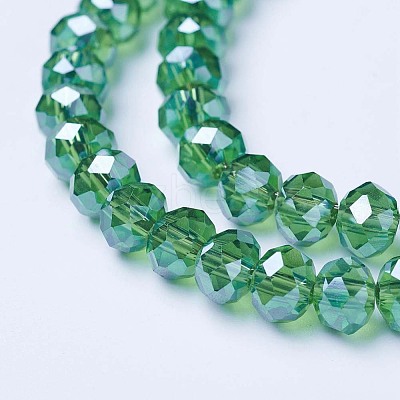 Electroplate Glass Beads Strands EGLA-A034-T4mm-A10-1