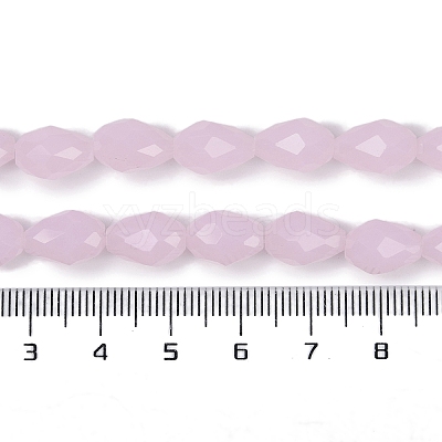 Electroplate Imitation Jade Glass Beads Strands EGLA-N013-J6mm-D01-1