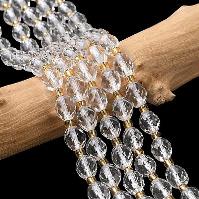 Natural Quartz Crystal Beads Strands G-F809-A01-01A-1