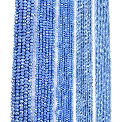 Electroplate Glass Beads Strands EGLA-A044-P2mm-A17-1