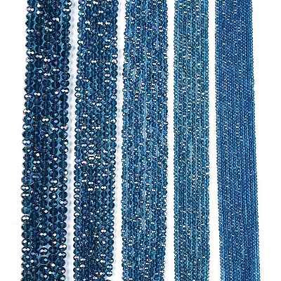 Electroplate Glass Beads Strands LS-EGLA-A044-T3mm-B27-1