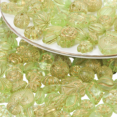 120g Transparent Acrylic Beads MACR-PA0001-72B-1